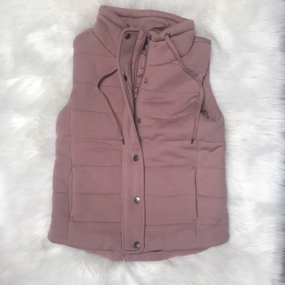 Mauve quilted vest - Picture 4 of 4